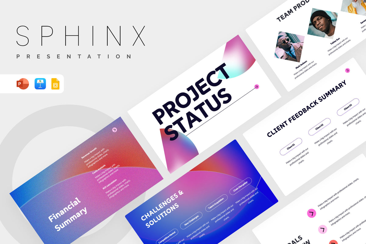 Sphinx Project Status Report Presentation – Slidewalla