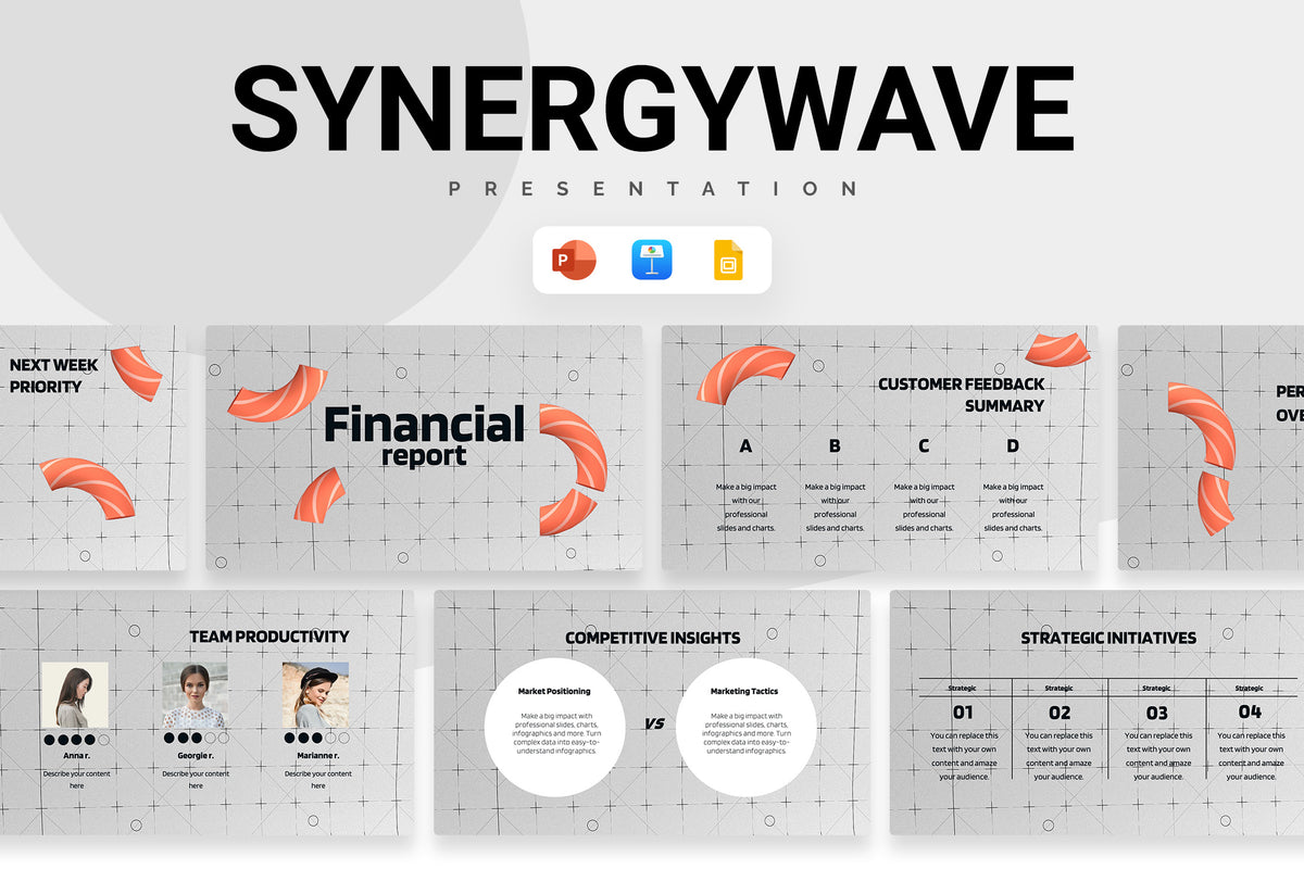 Synergywave Financial Report Presentation