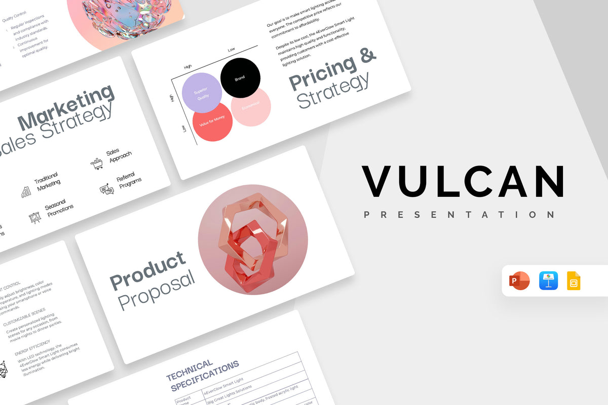 Vulcan New Product Proposal Presentation