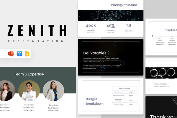 Zenith Sales Proposal Presentation