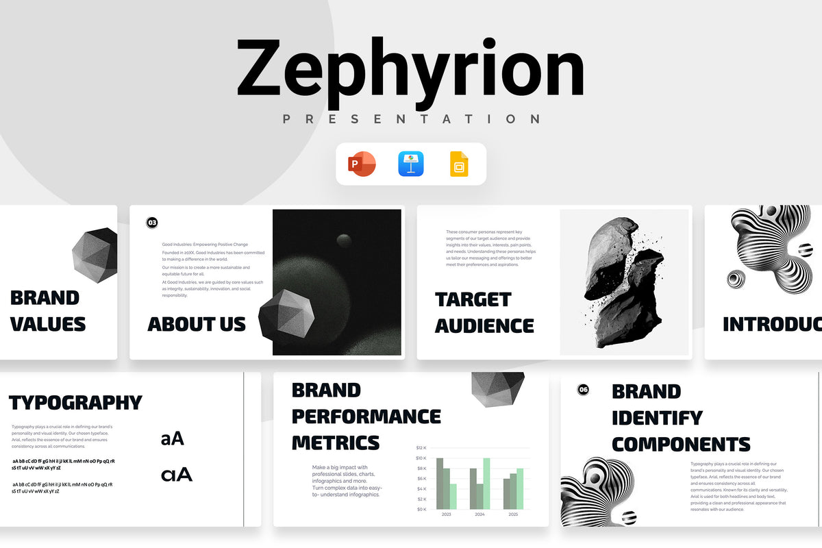 Zephyrion Brand Guidelines Proposal Presentation