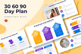 30 60 90 Day Plan Powerpoint Infographic Template
