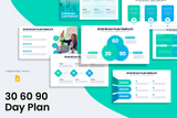 30 60 90 Day Plan Google Slides Infographic Template