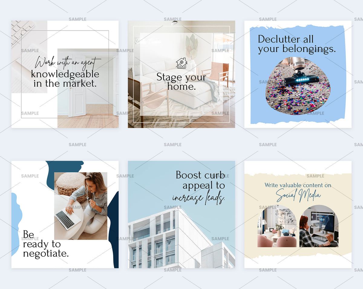 Real Estate Social Media Canva Templates