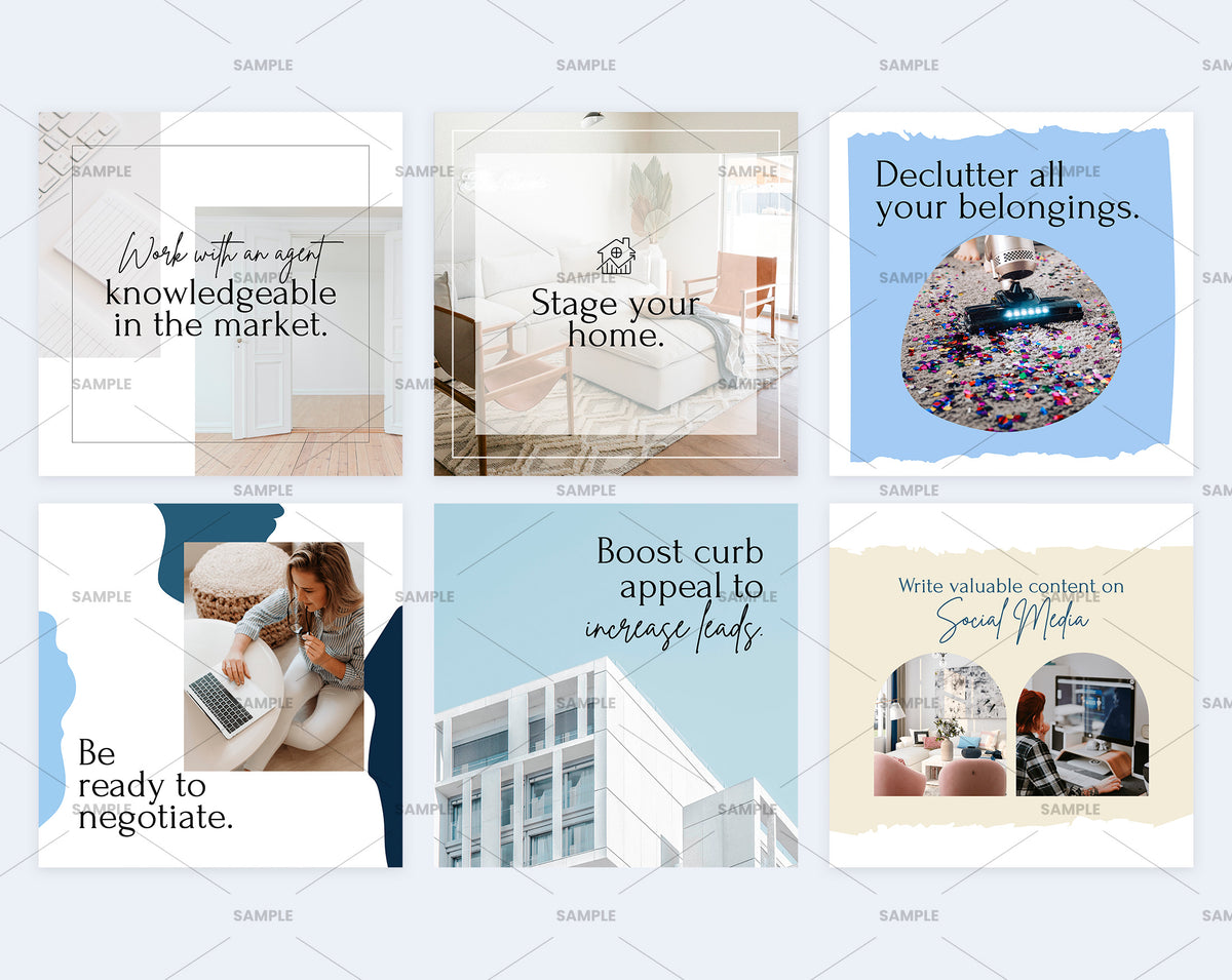 Real Estate Social Media Canva Templates