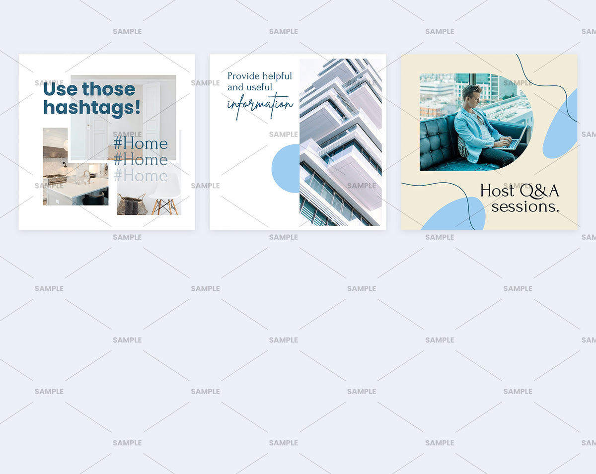 Real Estate Social Media Canva Templates