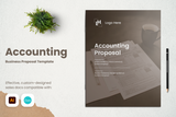 Accounting Proposal Template for CANVA & ILLUSTRATOR