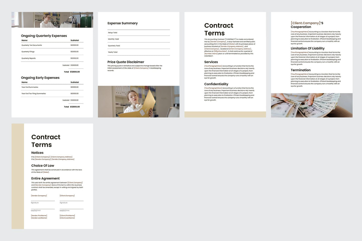 Business Proposal Templates for CANVA & ILLUSTRATOR