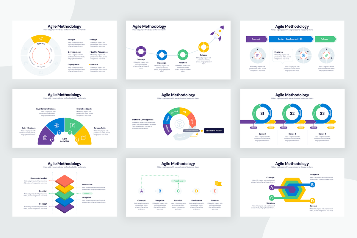 Agile Methodology Infographic Templates