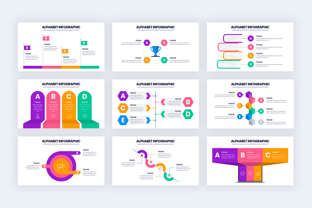 Alphabet Keynote Infographic Template