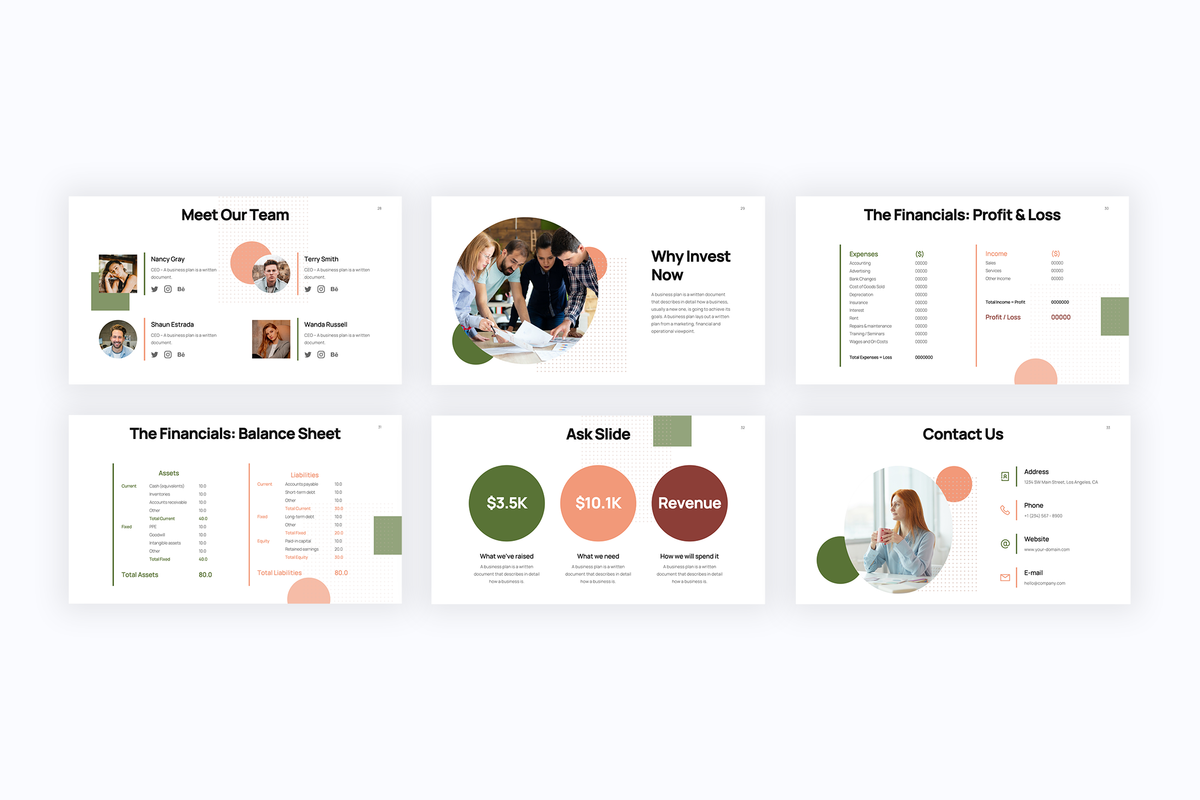 Bootstrapping Startup Powerpoint Templates