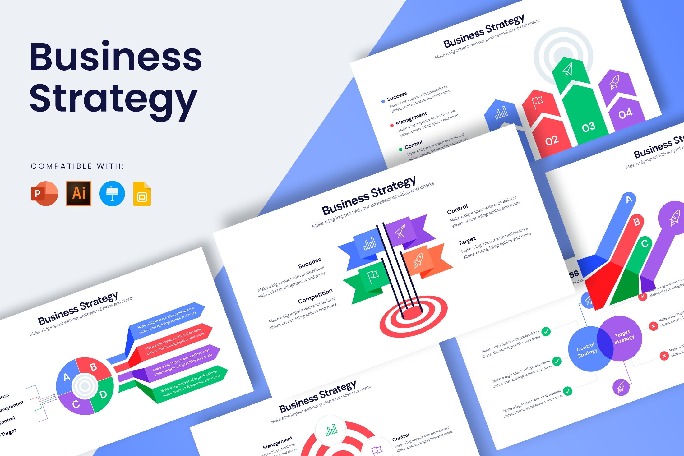 Business Strategy Infographic Templates – Slidewalla