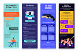 Business Vertical Infographics Templates