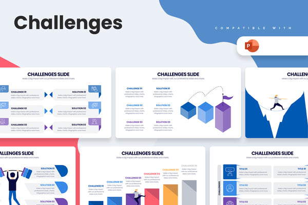 Challenges Powerpoint Infographic Template