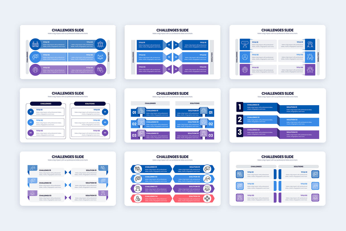 Challenges Powerpoint Infographic Template