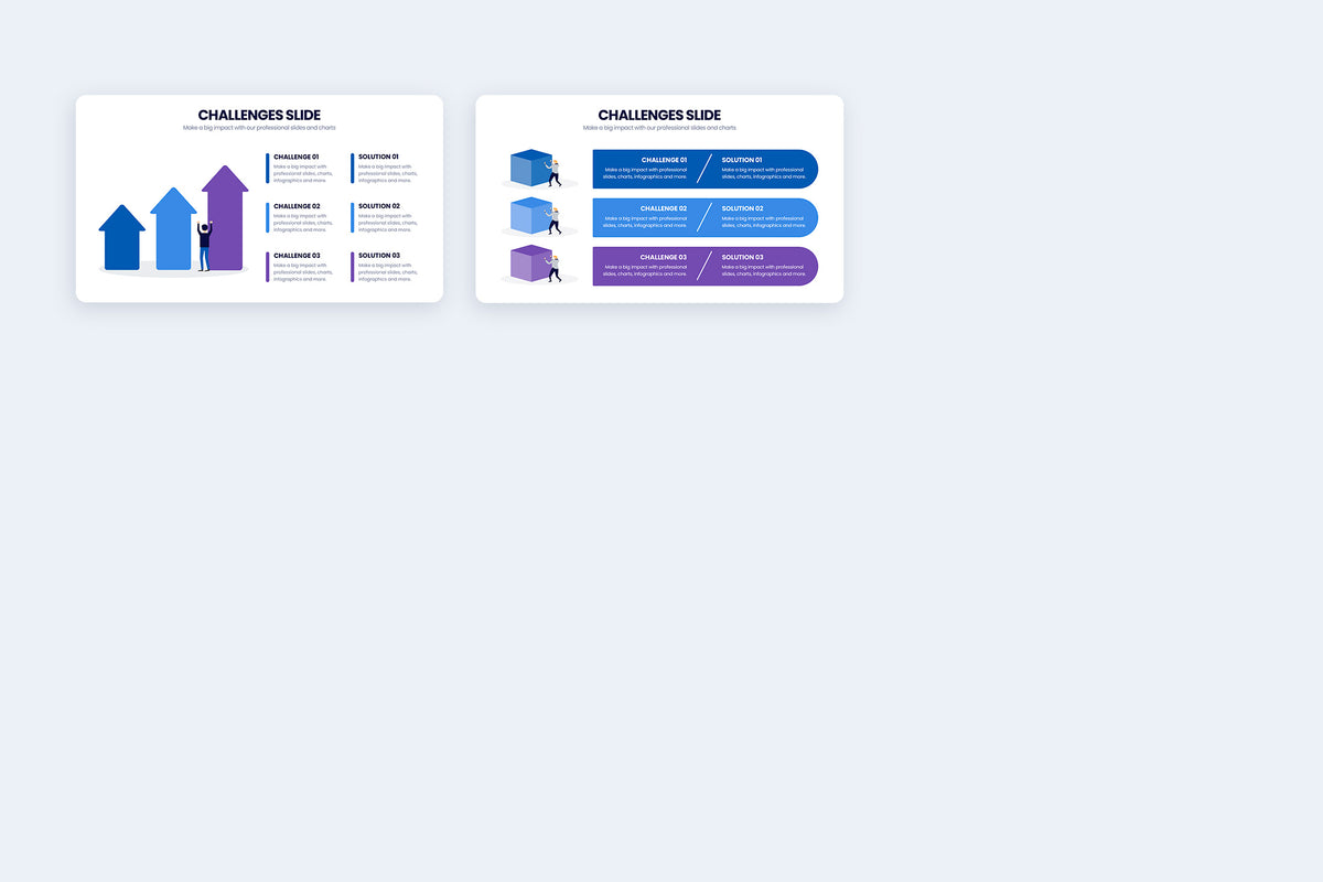 Challenges Powerpoint Infographic Template