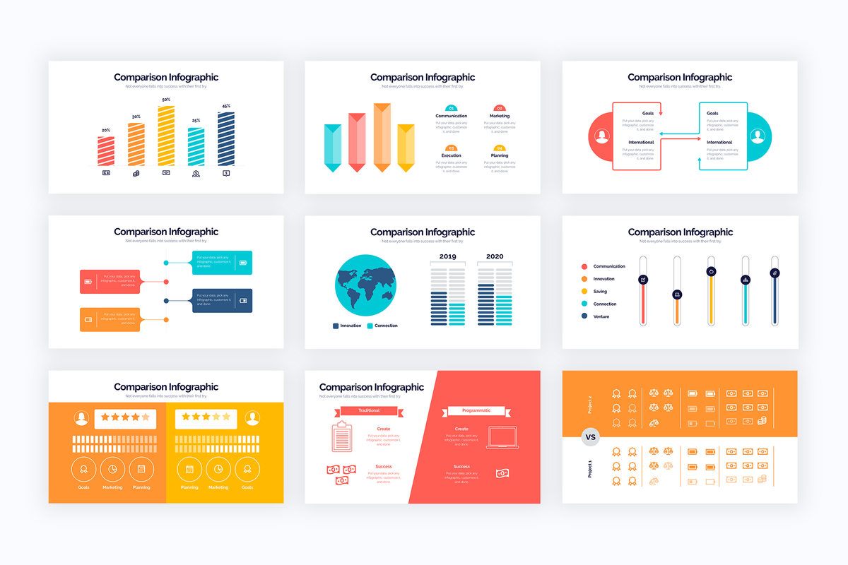 Comparison Powerpoint Infographics