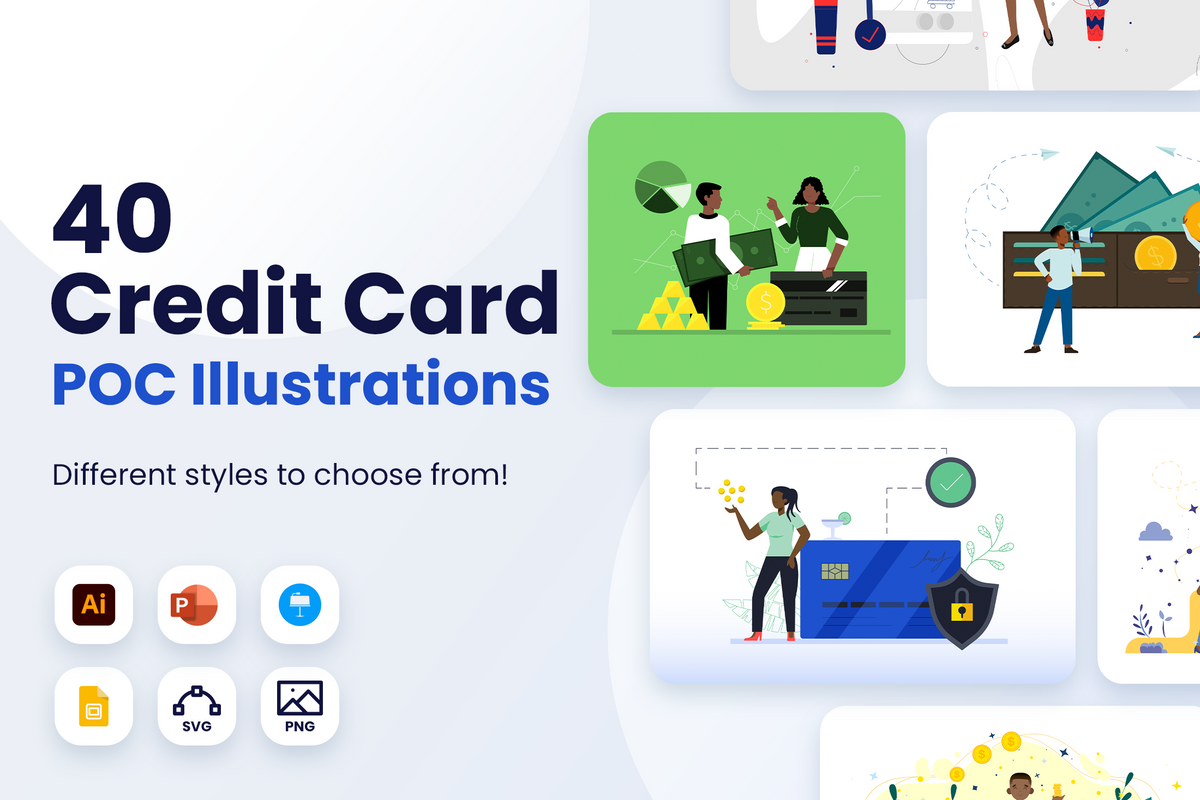 Credit Card POC Illustrations