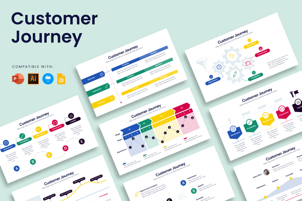 Customer Journey Infographic Templates