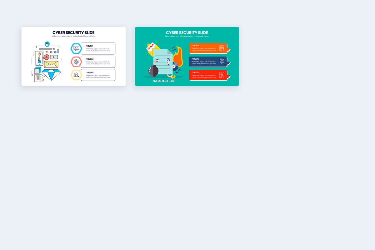 Cyber Security Keynote Infographic Template