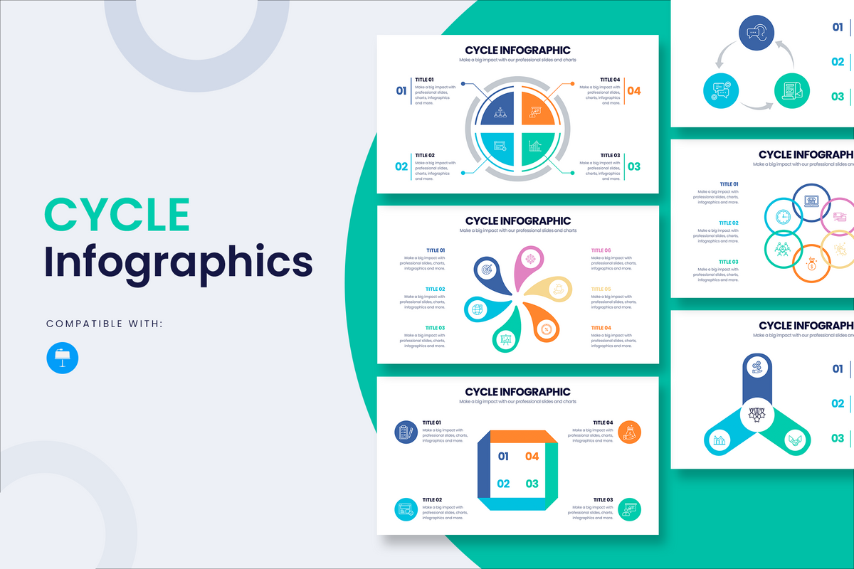 Cycle Keynote Infographics Template
