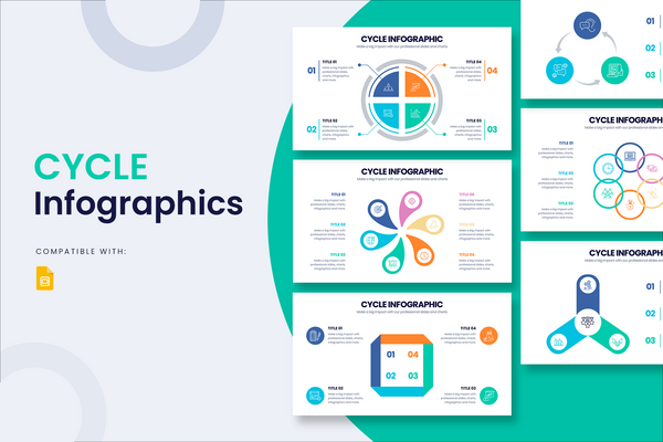 Cycle Google Slides Infographics Template