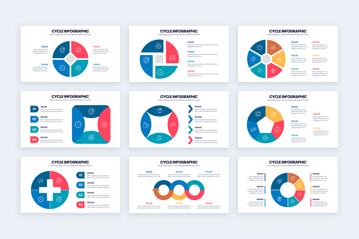 Cycle Powerpoint Infographics Template
