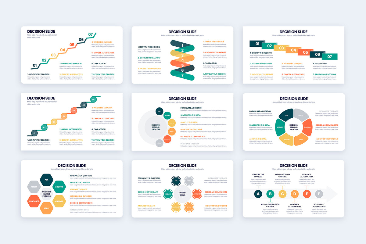 Decisions Google Slides Infographic Template
