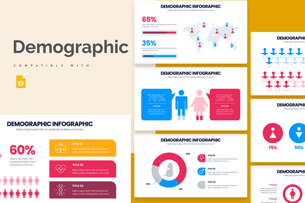 Demographic Google Slides Infographic Template