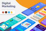 Digital Marketing Vertical Infographics Templates