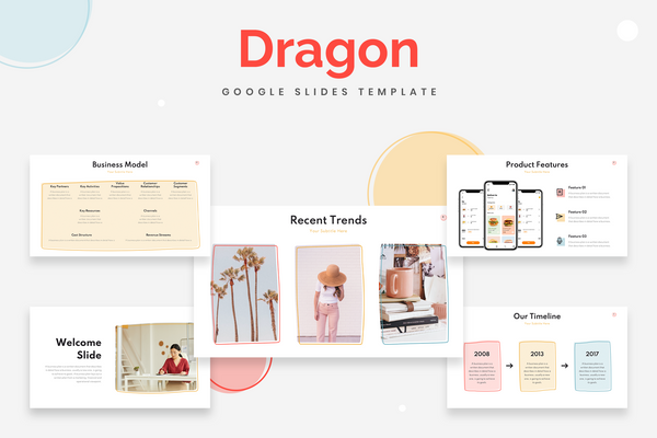 Dragon Startup Google Slides