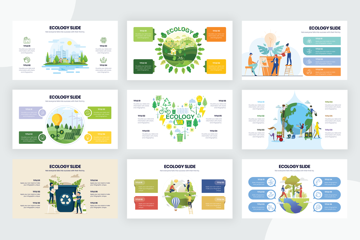 Ecology Slide Infographic Templates