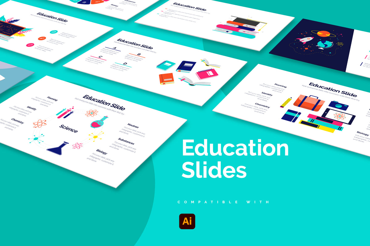 Education Illustrator Infographics