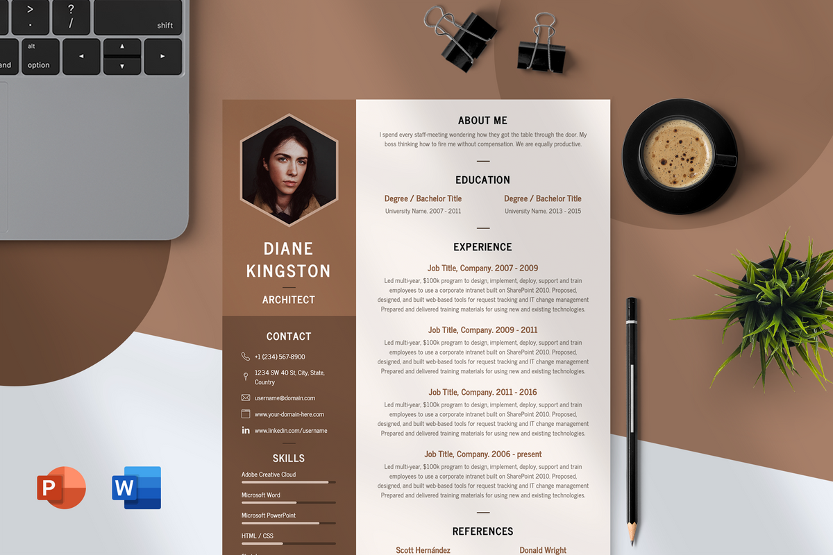 Elena Resume Template