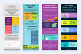 Energy Sector Vertical Infographics Templates