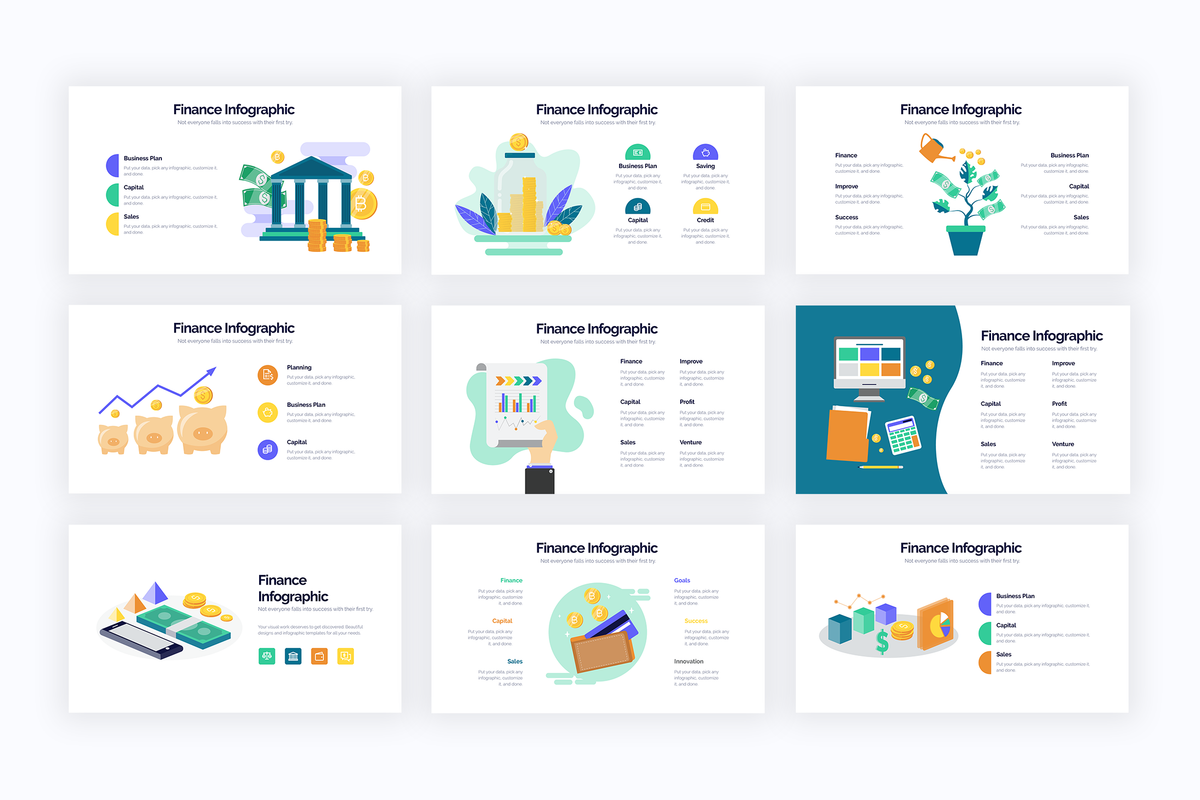 Finance Illustrator Infographics