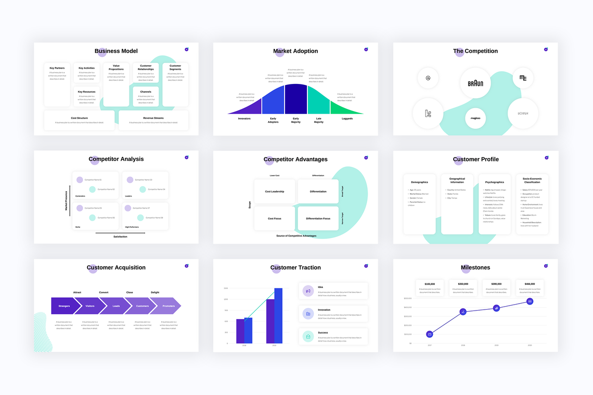 Founder Startup Powerpoint Templates