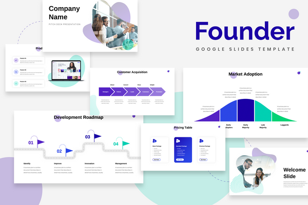 Founder Startup Google Slides