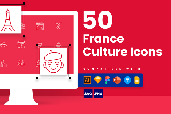 France Culture Icons