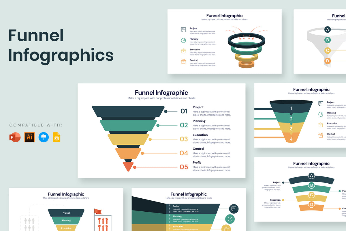 Funnel Infographic Templates