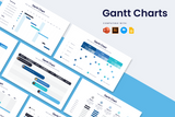 Gantt Charts Infographic Templates