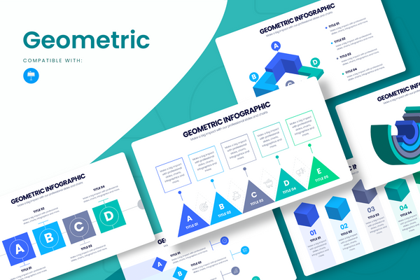 Geometric Keynote Infographic Template