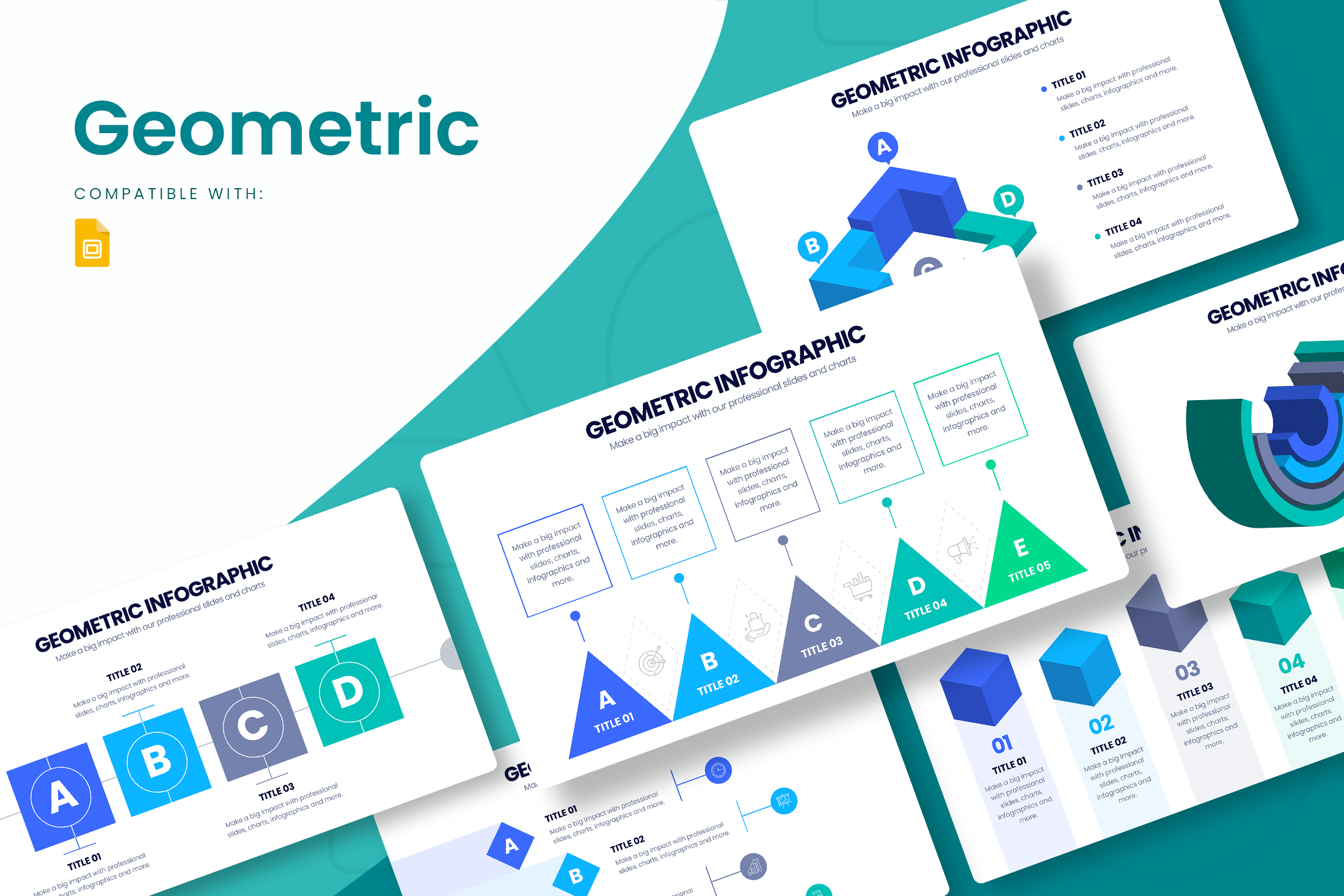 Geometric Google Slides Infographic Template – Slidewalla
