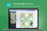 Hannah Instagram Puzzle Template for CANVA & Photoshop