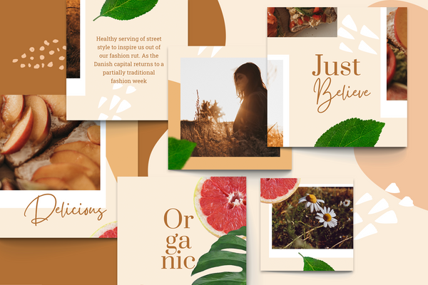 Harriet Instagram Puzzle Template for CANVA & Photoshop