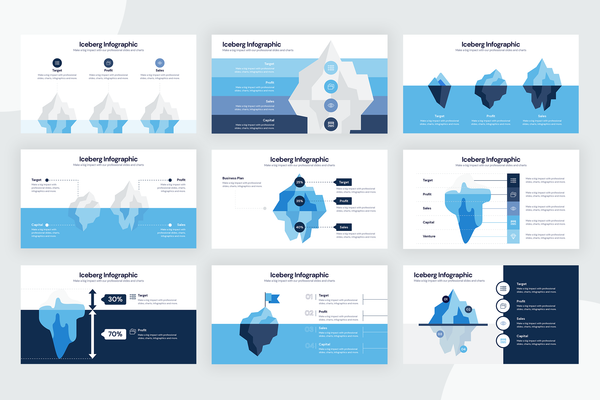 Iceberg Infographic Templates