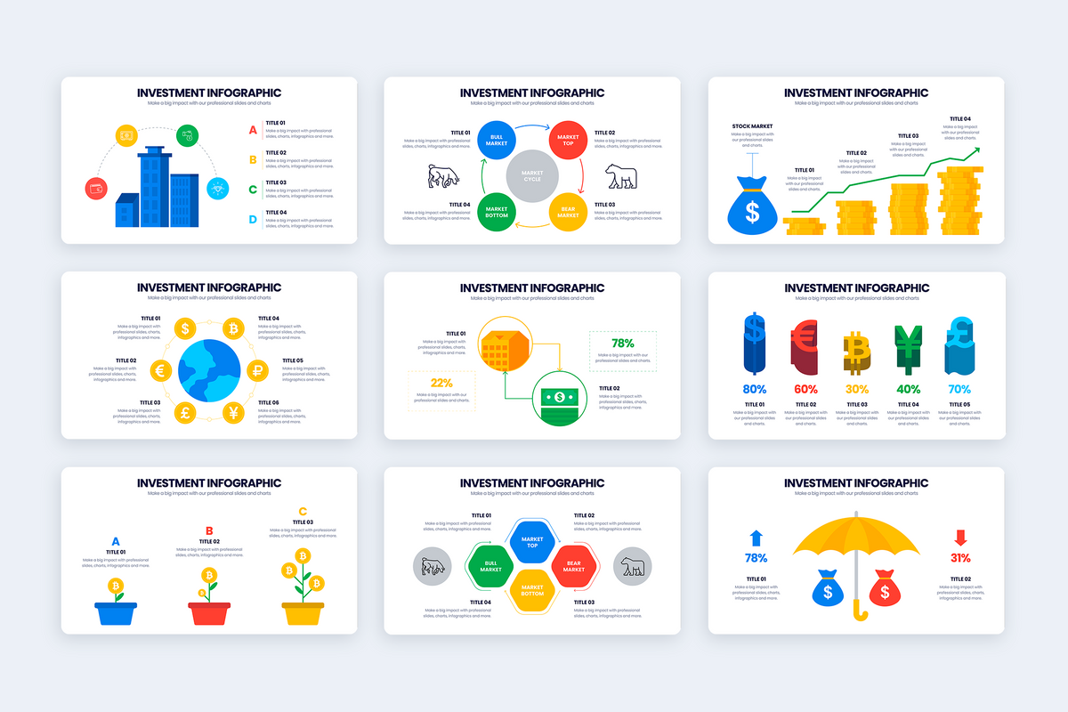 Investment Keynote Infographic Template