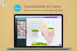 Lindsay Instagram Puzzle Template for CANVA & Photoshop