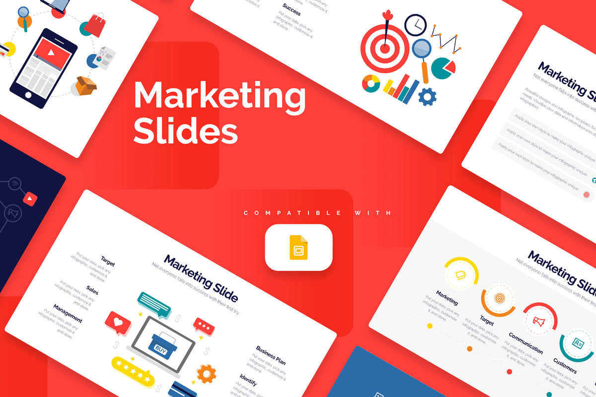 Marketing Google Slides Infographics