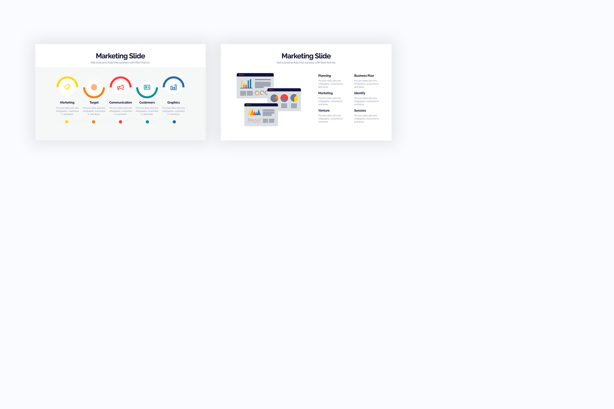Marketing Google Slides Infographics
